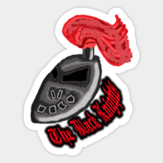 The Black Knights Sticker by CuJo's Hangout